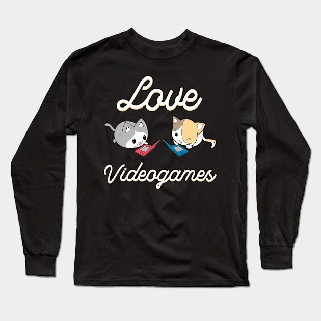 Love Videogames Long Sleeve T-Shirt by KsuAnn